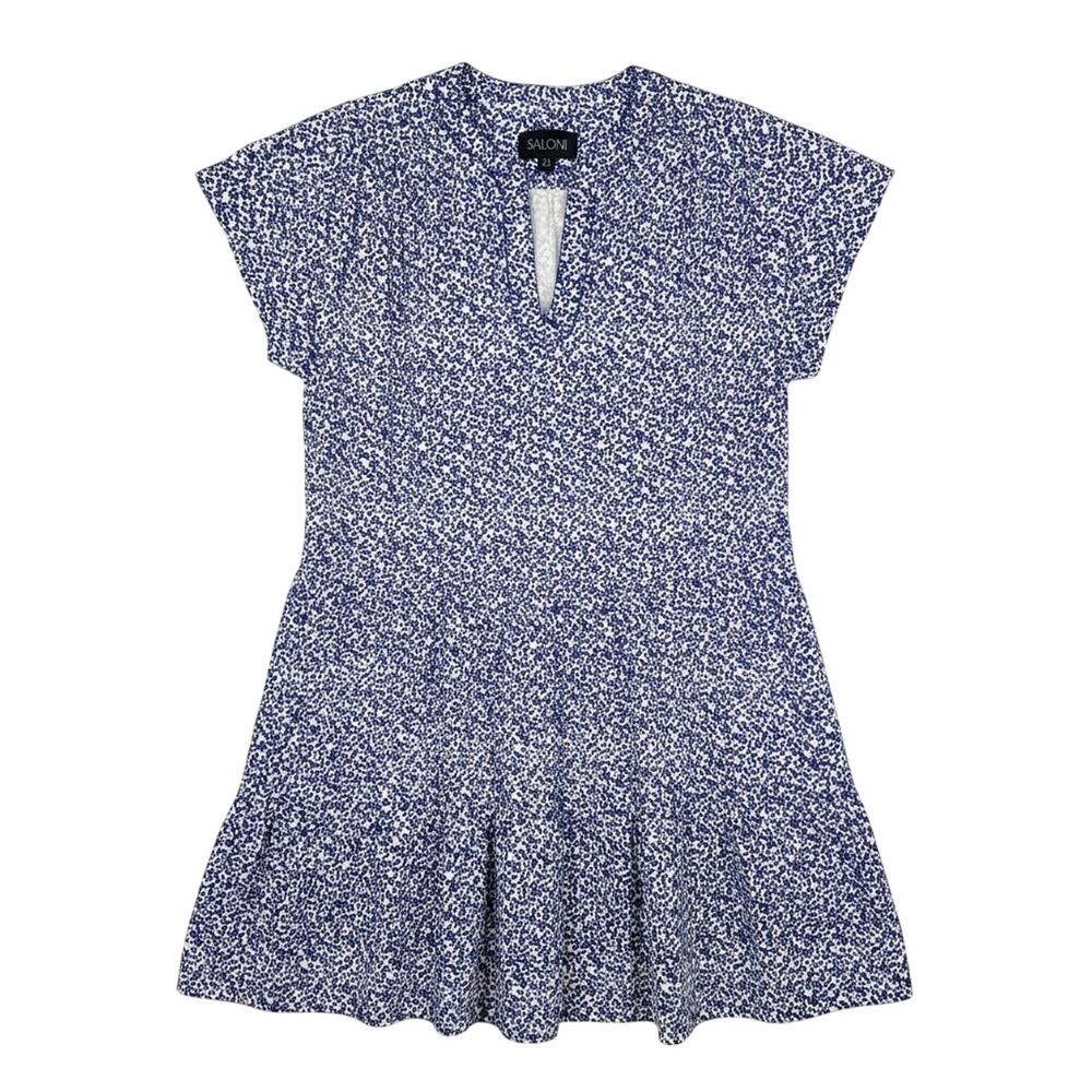 Saloni Blue Mini Dress Size 2